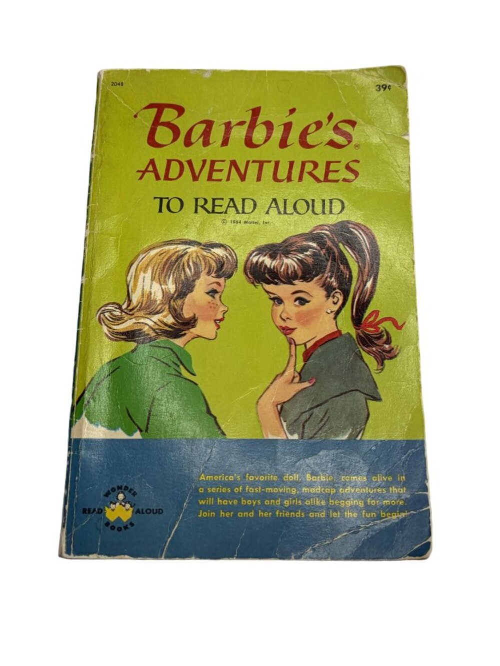 Vintage 1964 Barbie's Adventures To Read Aloud Wonder Books Paperback Mattel